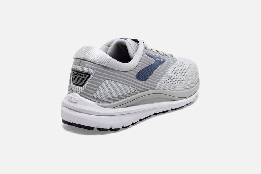 Brooks Addiction 14 Road Running Shoes - Womens - Grey/Blue - JK4670129